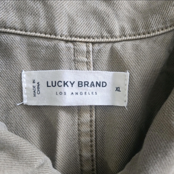 Lucky Brand Beige Utility Jumpsuit - Picture 10 of 13